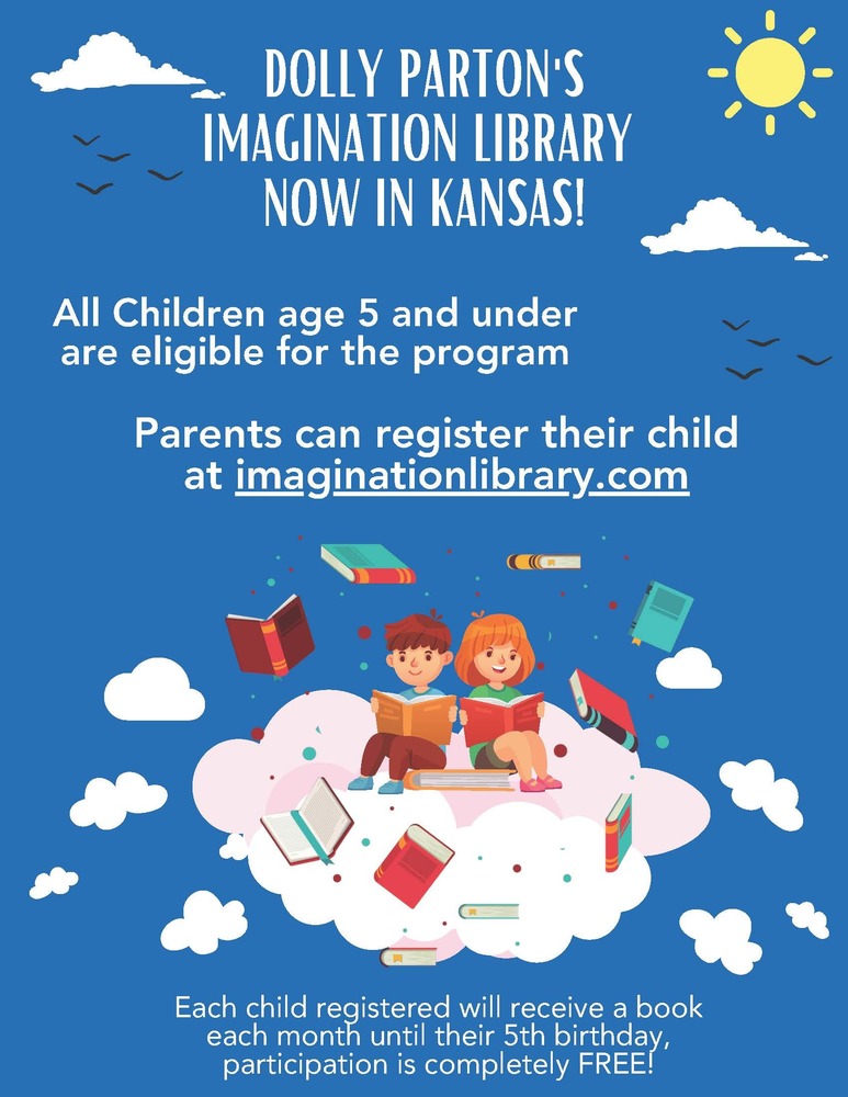 Imagination Library Free Books for Kids Smoky Valley Public Schools